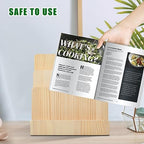 DOSTATNI 3-Tier Pine Wood Literature Organizer & Card Display Stand - 8.5 x 11 for Desk - Image 4