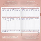 Clever Fox Income & Expense Tracker, Business Ledger 5.8x8.3 Rose Gold - Image 3