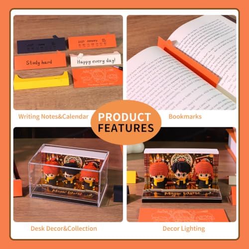 3D Calendar 2027,Time Piece Calendar 2027,Magic Squad 3D Art Notepad Calendars,3D Memo Pad,Tear Away Calendars,Christmas Gift,New Year Gift(Magic Squad) - Image 5