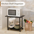 MARTY 22"x15.75" Large Printer Stand Under Desk, Rolling Cart Printer Table - Image 3