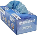 Arkwright Smart Rags Microfiber Cleaning Cloths, Pack of 50 in a Box, Lint Free 215 GSM Reusable Towels for Auto, Office and Household Cleaning, 16 x 16 in, Blue by Arkwright