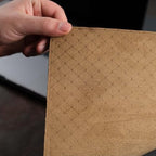 Jersey Genuine Calfskin Leather Desk Pad, Office Desk Mat with Non-Slip Bottom, Smooth Surface for Mouse & Keyboard, Desk Protector (36x19 inches) (Dark Brown) - Image 4