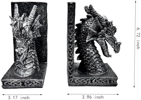 Book Ends for Shelves to Hold Books Heavy Duty,Decorative Bookend - Image 4