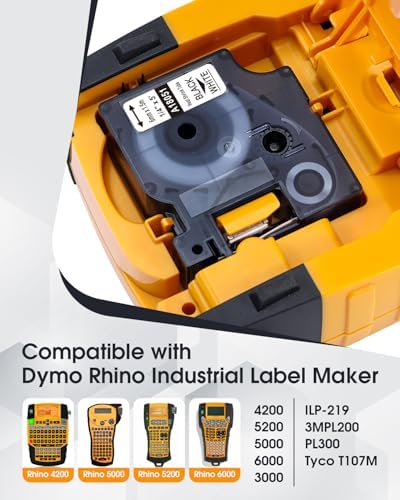 Replacement for Dymo 18051 Compatible Industrial Heat Shrink Tube Labels - Image 2