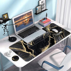 Desk Mat Set Keyboard and Mouse Pad with Wrist Rest Support - Image 4