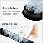 ARTSO Large Mouse Pad Ergonomic Keyboard Wrist Rest Support, Memory Foam Extended Desk Mat Protector, Non-Slip Desk Blotter for Office, Home, Night Moon Forest - Image 3