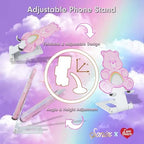 Sonix x Care Bears Character Phone Stand | Adjustable Cell Phone Holder, Desk Stand, Dock | Care Bears | Cheer Bear - Image 3
