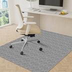 KMAT Office Chair Mat, 46x60in Heavy Duty Hardwood/Tile Floor Protector, Floor Mat Computer Desk Mat for Rolling Chairs, Work, Study, Office, Grey by KMAT