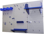 Wall Control Slotted Tool Board Workstation Accessory Kit Pegboard and Slotted Tool Board – Blue - Image 2