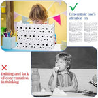 24 Pcs Privacy Folders for Students Testing, Black Dots, Black White - Image 6