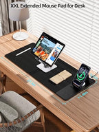 Mouse Pad with Magnetic Wireless Charging & Adjustable Phone Stand - Image 4