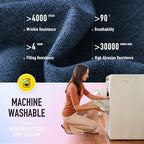 SUNROX Cooling Gel Memory Foam Chair Cushions, 2.6" Thick U-Shaped Dual-Layer Comfort Dining Chair Pads, Non Slip Seat Cushion with Ties for Indoor Kitchen Office 17"x16" Set of 8, Navy - Image 4
