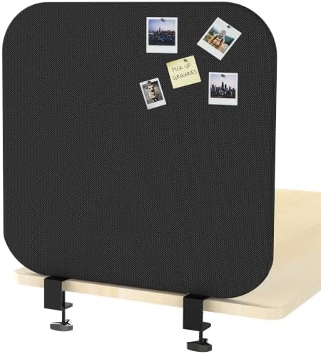 VIVO Black Clamp-on 24 x 24 in Stretched Fabric Privacy Panel, PP-1-S024G by VIVO