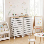 LEHOM Rolling Storage Cart with 8 Drawers, Utility Cart on Lockable Wheels - Image 5