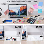 Varhomax Glass Desk Whiteboard with Calculator - Image 4