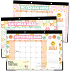 Large Desk Calendar 2026 - Desktop Calendar 2026-2027 by HadleyDesigns