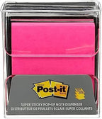 Post-It Pop-up Notes Dispenser, 3x3 in, Black Base Clear Top, Pack Includes a 45-Sheet Pad (WD-330-BK) (Pack of 6) - Image 5