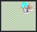PinPix 28x24 inch Cork Bulletin Board. This Decorative Framed Pin Board Comes with Diamond Pattern in Green Design and Satin Black. Ideal for Home, Office Decor or School (PinPix-586) by PinPixBulletinBoards