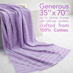 American Soft Linen 100% Cotton Luxury Turkish Towels, 2PC 35x70 Bath Sheet - Image 2