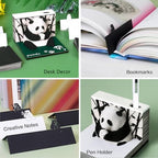 3D Calendar Memo Pad 2027,Time Piece Calendar,Desk Calendar 3D Art Notepad With Pen Holder,DIY Desktop Decoration Festival Gift For School Office Home(Panda) - Image 5
