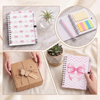 Sprial Notebooks with Pens Bulk, 48 Pack, 5.5 x 4.7 Inch, Pink Bow - Image 6