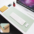 Ruby Lil Natural Cork Large Desk Blotter Protector,Waterproof Office Desk Pad with Stitched Edge,LightGreen,140x70cm by RubyLil