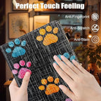 Case for Samsung Galaxy Tab S11 Ultra 14.6 Inch 2025(SM-X930/X936B),Card Slot PU Leather TPU Case Pen Holder Auto Wake Sleep,Colorful Paw - Image 6