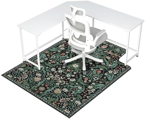 Office Chair Mat for Hardwood Floor & Tile Floor,48"X 60"-Convex Green by LreedyMat