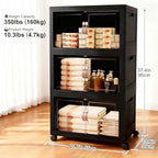 Collapsible Storage Bins with Lids&Wheels-192QT(48Gal) - Image 3