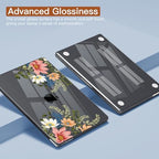 CISSOOK for MacBook Air 15 inch Case 2026 2025 2024 2023 M5 M4 M3 M2 Floral - Image 3