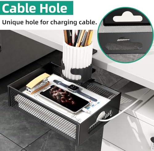 CABTE Desk Cup Holder with Drawer Organizer - Image 4