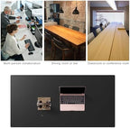 Cacoy 63" x 31.5" Extra Large Leather Desk Mat, Office Desk Pad Blotter, Oversized Mouse Pad for Home & Work, Waterproof Computer Desk Protector, Huge Gaming Desktop Mat for Keyboard & Mouse (Black) - Image 7