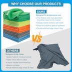 Microfiber Cleaning Cloths – 50 Pack, 15"x15" Ultra Soft, Lint-Free, Quick-Dry Towels for Cleaning Car, Home, Kitchen & Garage – Reusable Microfiber Rags - Image 6
