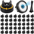 40 Pcs zbab1 Magnetic Zip Tie Mount Base, 25LBS Strong Magnetic Wire Holder & Cable Clips,Magnetic cable management for cars, offices, homes, and boats Diameter 22mm by Unknown