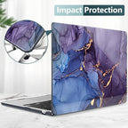 DONGKE for MacBook Air 13 Inch Case M5 2026 M4 2025 M3 M2 2024-2022 A3449 A3240 A3113 A2681, Plastic Hard Shell & Keyboard Cover & Screen Film for MacBook Air 13.6 Inch Case - Abstract Marble - Image 5