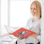 ALAZA Tralalero Tralala Meme Italian Brainrot Shark 5 3 Ring Binder 1.5 Inch Three Ring Office Binders w/clipboard & 3 Pockets, Hold 200 Sheets, 2 pcs - Image 7