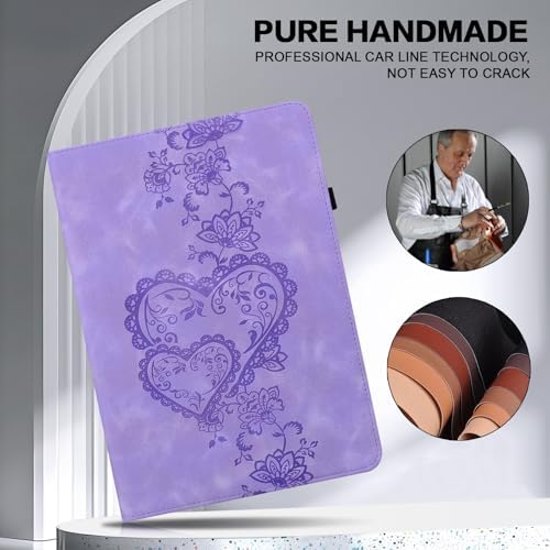 Case for Amazon Kindle Fire Max 11 (13th Generation, 2023 Release) 11 ", Embossed Premium PU Leather Shockproof Stand Case with Card Slot & Pen Holder for Kindle Fire 11 Tablet - Image 3