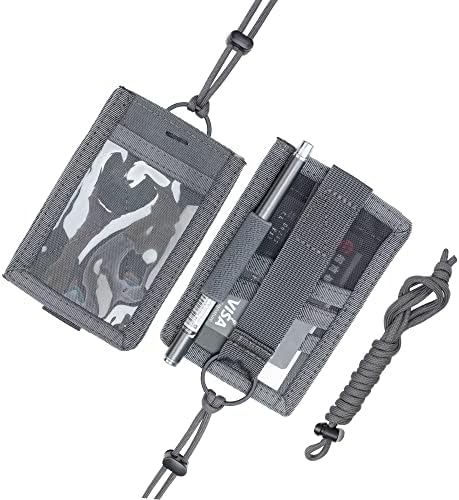 EXCELLENT ELITE SPANKER Tactical ID Card Holder Adjustable Neck Lanyard by EXCELLENTELITESPANKER