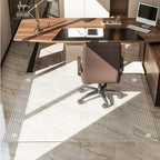 46"X56" Tempered Glass -Glass Chair Mat, Heavy Duty Hard Floor Mat for Home - Image 2