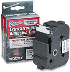 Brother Laminated Extra-Strength Black on White 1 1/2 Inch Tape in Retail Packaging (TZeS261) by Unknown