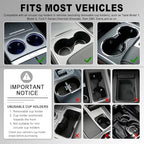 Car Desk for Laptop, Rotating Car Table Tray for Cup Holder - Image 3