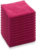 E-Cloth Microfiber Cloth, World's Leading Premium Microfiber Cleaning Cloth, Twice as Durable as Competition, 1 Year Guarantee, Ideal for Kitchen, Countertops, Sinks, and Bathrooms, Rose, 12 Pack by E-Cloth