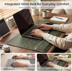 Magnetic Desk Mat System with Wrist Support 80×40cm, Premium Leather Desk Pad with Magnetic Accessories, Waterproof Non-Slip Desk Organizer for Office & Gaming - Image 5