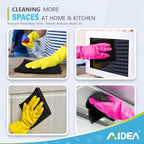 AIDEA Microfiber Cleaning Cloth-600PK, Soft Microfiber Towels for Cars, Absorbent Cleaning Rags, Lint-Free Streak-Free Wash Cloths for House, Kitchen, Window(12in.x12in), Black - Image 7