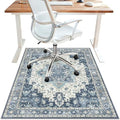 36"x60" Office Chair Mat for Hardwood Floor, Non-Slip Washable Navy by BESBLEE
