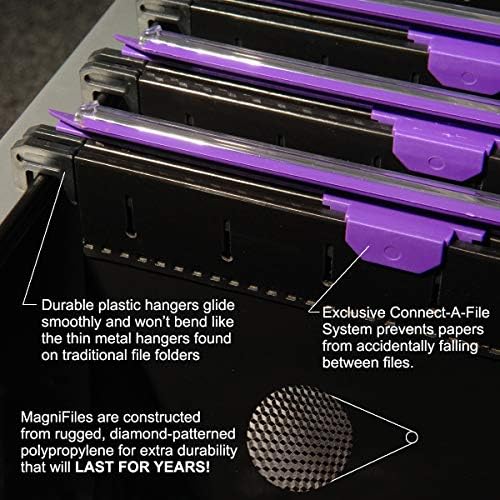 Ultimate Office MagniFile V-Bottom Hanging File Folders, Set of 20 Assorted - Image 4