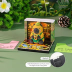 3D Art Calendar Memo Pad 2027,Desk Time Piece Calendar 3D Capybara Cafe Notepad Creative Rip Away Calendar Paper Carving Note - Image 3