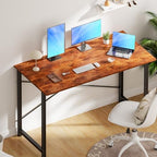 OLIXIS Computer Desk, Home Office Desk, Study Table 47 Inch - Image 2