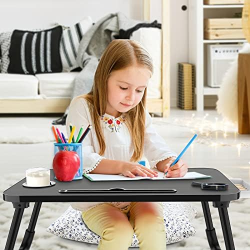 Fayquaze Laptop Desk, Portable Foldable Lap Bed Desk, Laptop Table Tray - Image 4