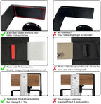 No Drill Under Desk Cable Management Tray, 28" Desk Cable Organizer - Image 4